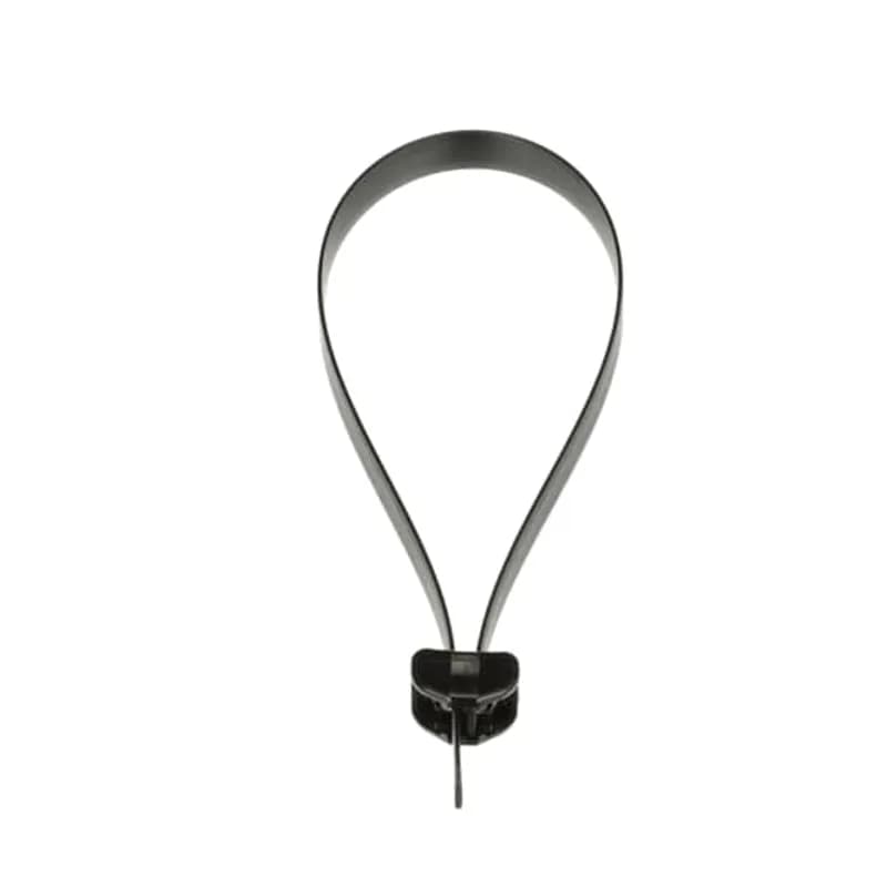 ABB - Installation Products CSS-135 - Deltec Cable Tie with Double-Locking Head, Black Acetal for Temperatures up to 105 Degrees Celsius (221 F), Weather and Ultraviolet Resistant, Length of 342.90mm (13.5 Inches), Width of 12.7mm (0.5 Inch, Thickness of 1.52mm (0.06 Inch), Tensile Strength Rating of 1112 Newtons (250 Pounds)