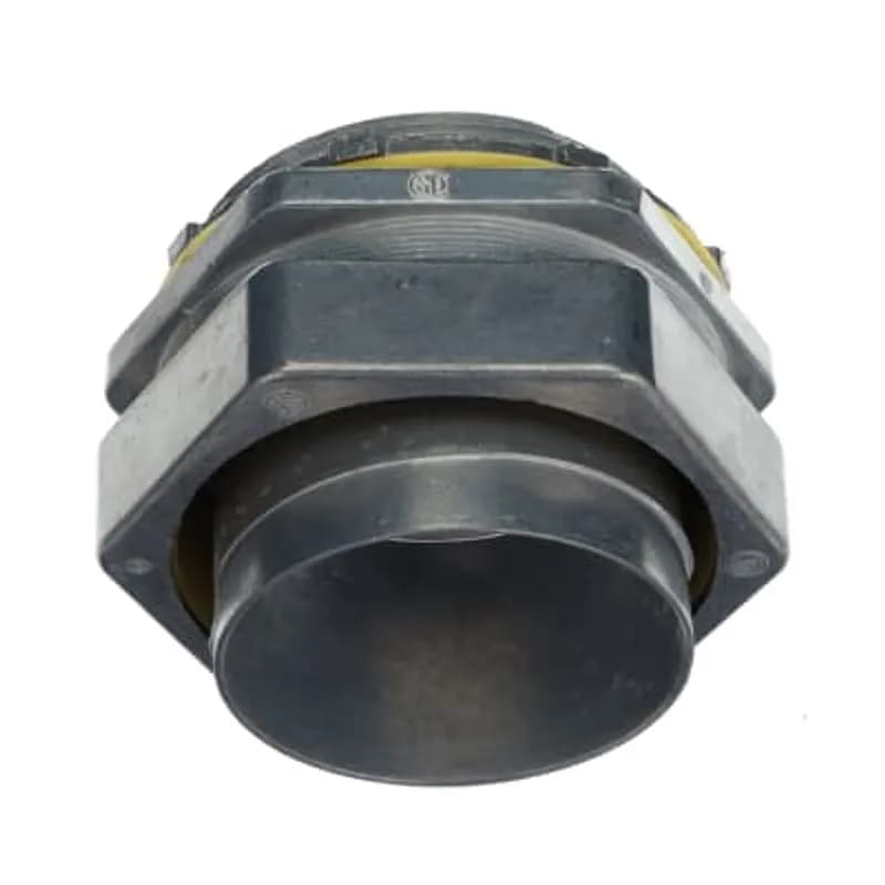 ABB - Installation Products CI6632 - Fitting, Straight Liquidtight, Trade Size 4 Inches, Knockout Size 4 Inches, Length 4.99 Inch, Width 5.54 Inch, Thread Length 1.15 Inch, Zinc Alloy
