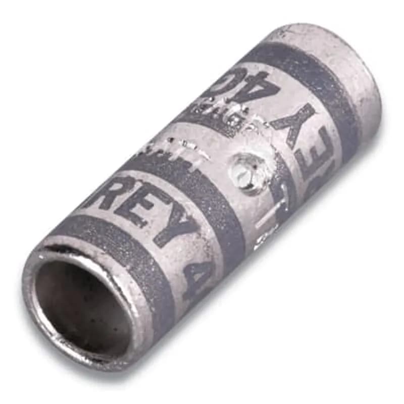 Heavy Duty Battery Connector, Copper Tin-Plated Splice for 2/0 Gauge Battery Cable, Die Color Code Orange