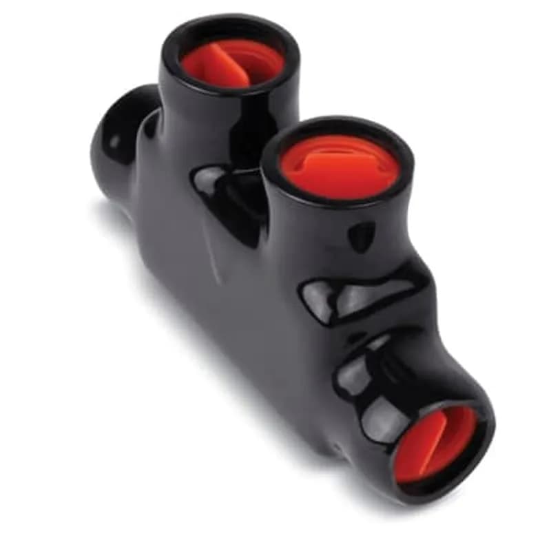 ABB - Installation Products AMTSR250 - AMT Aluminum Splice, PVC Insulation, Ultraviolet Resistant, Wire Range 250MCM-6 Str, Length 4 Inches, Width 1.06 Inches, Height 2 Inches, Hex Size 5/16 Inch