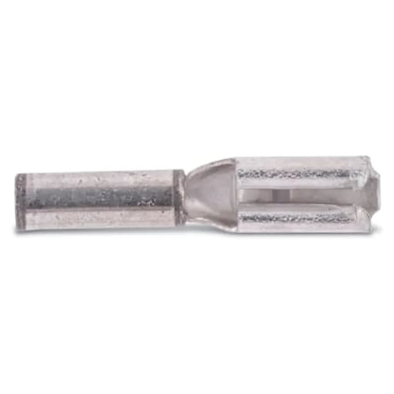 Non Insulated Female Disconnect, Length .59 Inches, Width .15 Inches, Tab Size .110x.032, Wire Range #22-#18 AWG, Copper, Tin Plated, 1,000 Pack
