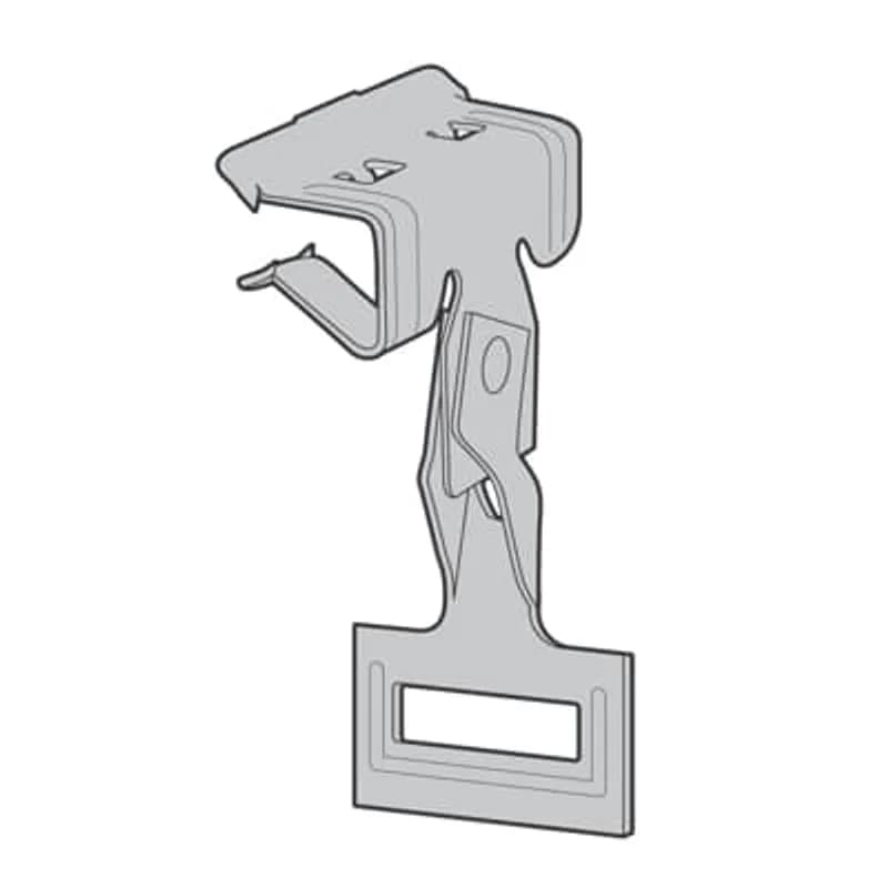 ABB - Installation Products SSF-HS-F1/2 - Clip, Strap Hanger, Flange Thickness 5/16 Inch to 1/2 Inch, Strap Width up to 1-1/8 Inch, Steel