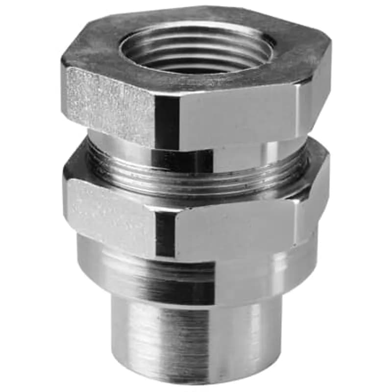 ABB - Installation Products UNF 705-TB - 2-1/2 Inch UNF Female Union, Steel Electro Galvanized, 3 Piece for Hazardous and Non Hazardous Locations