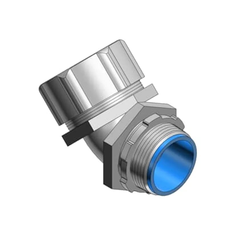 ABB - Installation Products 5349 - 3 Inch 45 Degree Malleable Iron Insulated Liquidtight Connector
