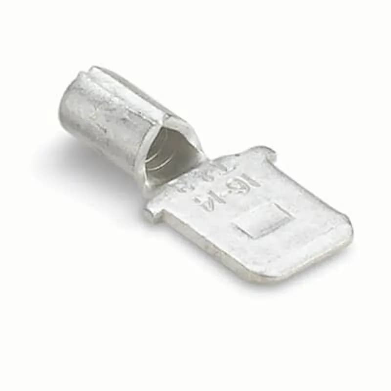 Non-Insulated Male Tab, Length .68 Inches, Tab Size .250x.032, Wire Range #16-#14 AWG, Copper, Tin Plated, 1,000 Pack