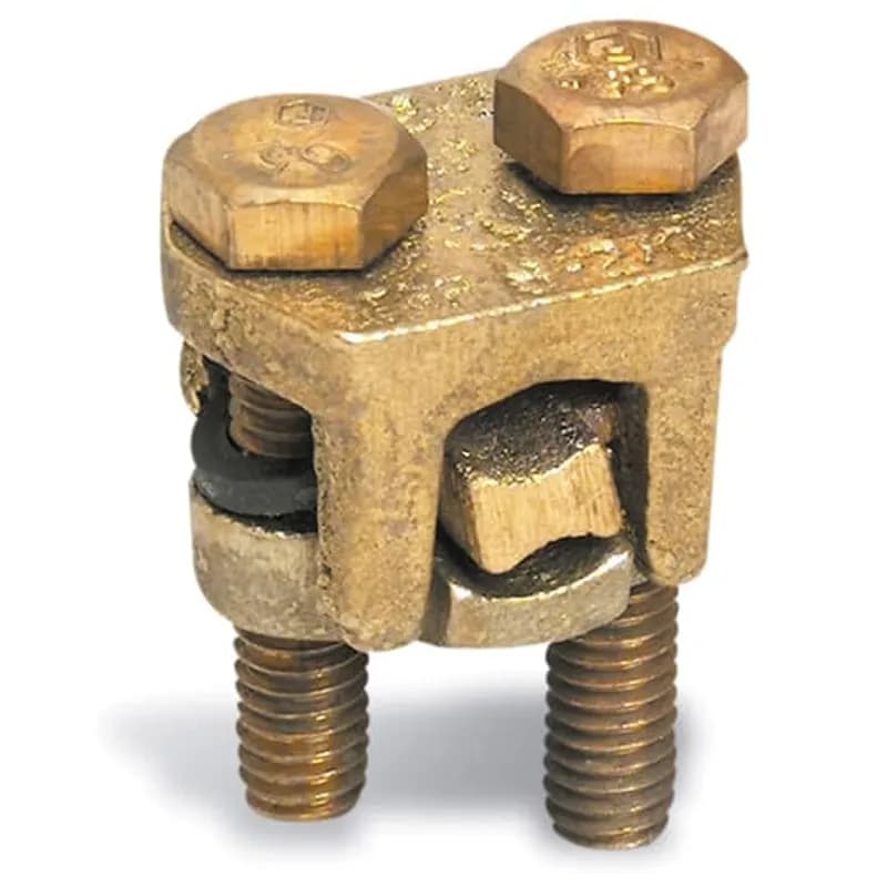 ABB - Installation Products 2B500W - Copper Type 2BW - Two-Bolt Connector with Spacer for Wire Range Main: 300 - 500 kcmil Tap: 4 Sol. - 500 kcmil , Bolt Size 3/4