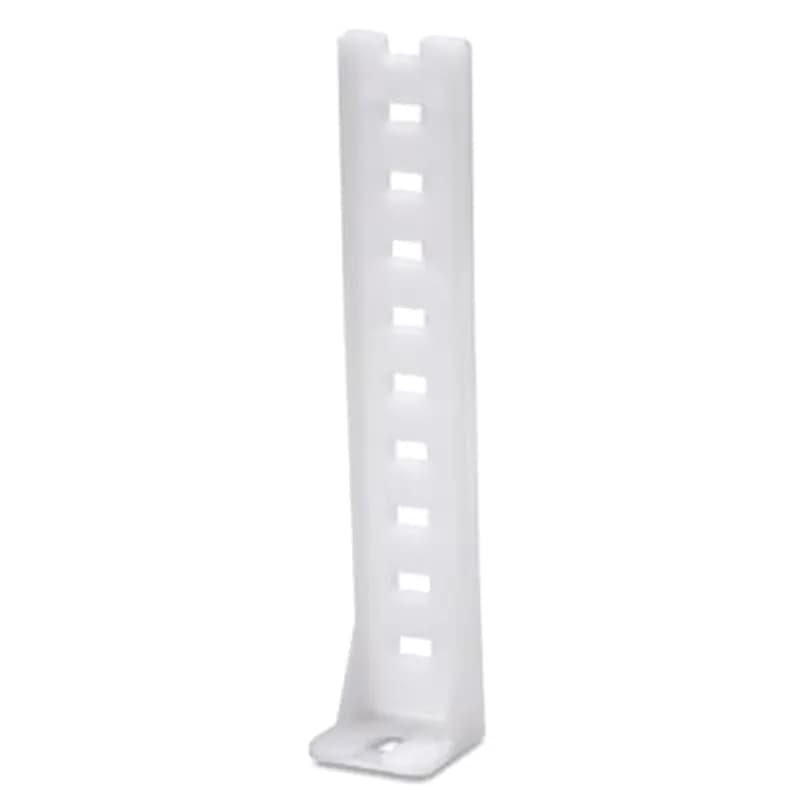Stand-Off Brackets Mounting Base, Black Nylon 6.6 for Temperatures up to 85 Degrees Celsius (185 F), Weather and Ultraviolet Resistant, Length of 92.71mm (3.65 Inches), Width of 17.5mm (0.69 Inches), Height of 19.05mm (0.75 Inches), Screw Mounting Method, Mounting Hole Diameter of 4.8mm (0.189 Inches)