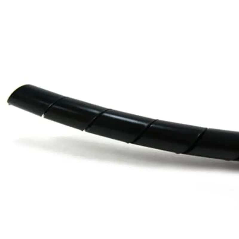 ABB - Installation Products SRPE-1000F-0-C - Forward Cut Spiral Wrap, Black Polyethylene for Temperatures up to 50 Degrees Celsius (122 F), Weather and Ultraviolet Resistant, Outside Diameter of 25.4mm (1.0 Inches), Pitch of 28.19mm (1.11 Inches), Nominal Wall Thickness of 1.78mm (0.07 Inches), 30.48m Reel (100 Feet)
