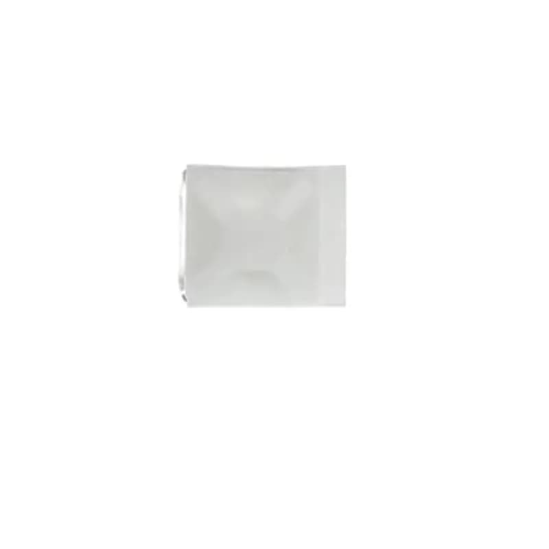 Four-Way Adhesive Mini Mounting Base, Natural Nylon 6.6 for Temperatures up to 65 Degrees Celsius (149 F), Length of 12.7mm (0.50 Inches), Width of 12.7mm (0.50 Inches), Height of 4.52mm (0.178 Inches), Slot Width of 5.59 (0.22 Inches), Self-Adhesive Mounting Method, 100 Pack