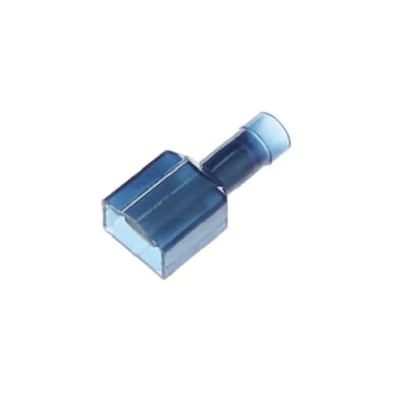 ABB - Installation Products RB25177 - Nylon Insulated Male Tab, Length 1.13 Inches, Width .45 Inches, Maximum Insulated .170, Tab Size .250x.032, Wire Range #16-#14 AWG, Color Blue, Copper, Tin Plated, 1,000 Pack
