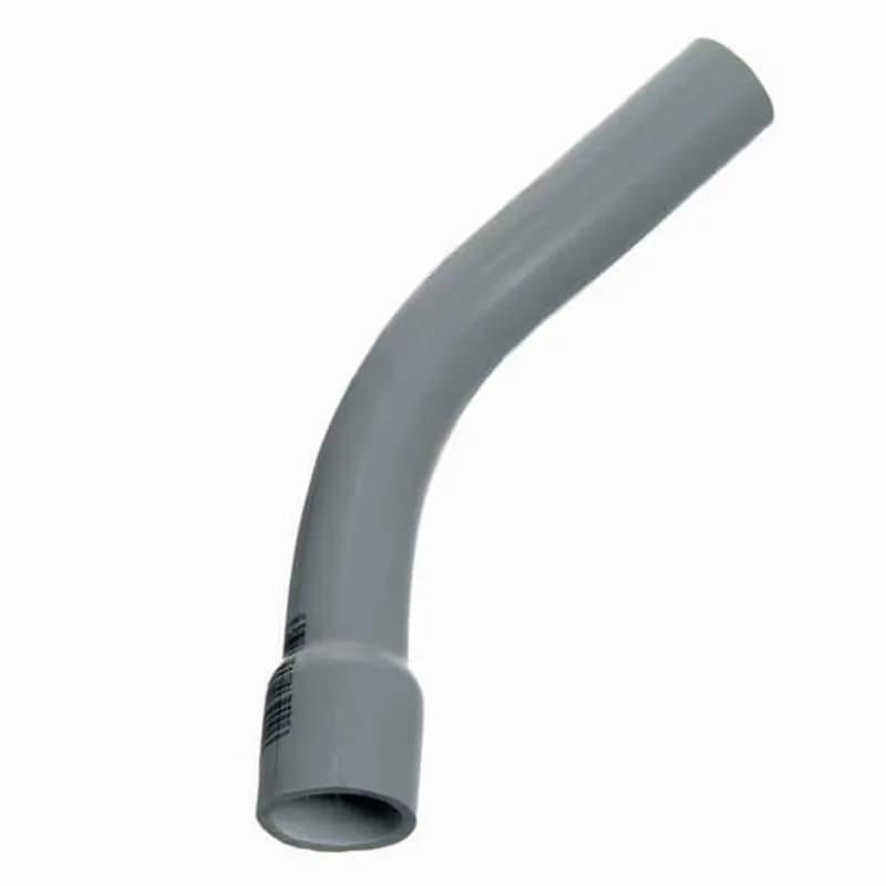 ABB - Installation Products UA7ANB - Schedule 40 Elbow, Size 4 Inches, Bend Radius Standard, Bend Angle 45 Degrees, Material PVC, Belled End