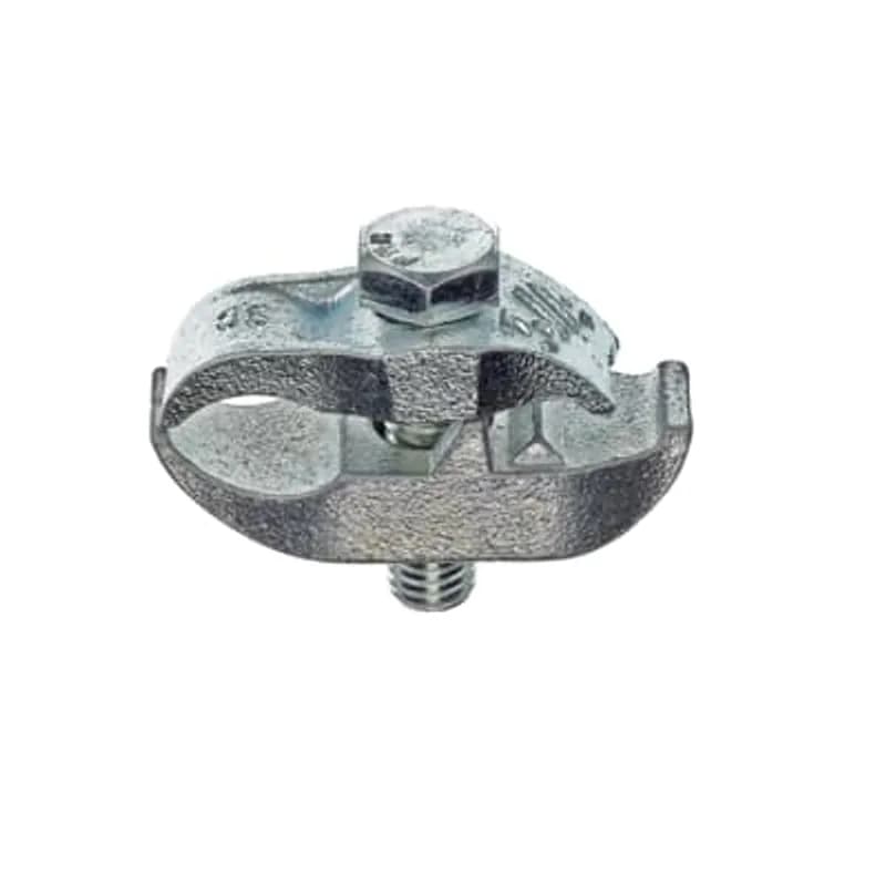 Clamp, PC Beam, Outer Diameter of Conduit or Pipe 1.050 Inch, Nominal Conduit Size 3/4 Inch, Malleable Iron, For Mounting Pipe or Conduit Parallel to the Beam