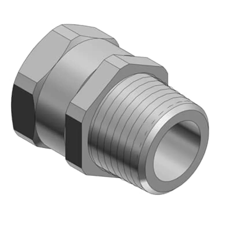 ABB - Installation Products 41-TB - 1/2 Inch Steel Liquidtight Union With Electro Zinc Chromate Coating