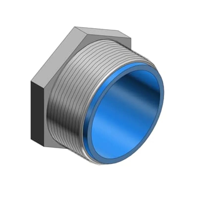 ABB - Installation Products 1946 - 1-1/2 Inch Chase Nipple, Malleable Iron, Nylon Insulated for Use with Rigid/IMC Conduit