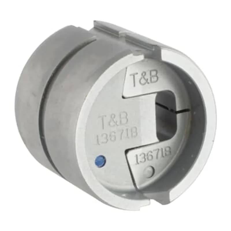 ABB - Installation Products 13671B - Die for 14 Ton 13100A or 15 Ton TBM15i Hydraulic Tool for Crimping 204 Series Dragon Tooth Terminals