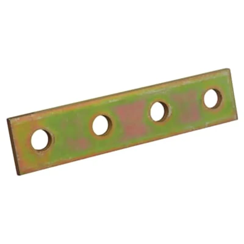 ABB - Installation Products ZX207-10 - Four hole Steel Splice Plate with GoldGalv finish