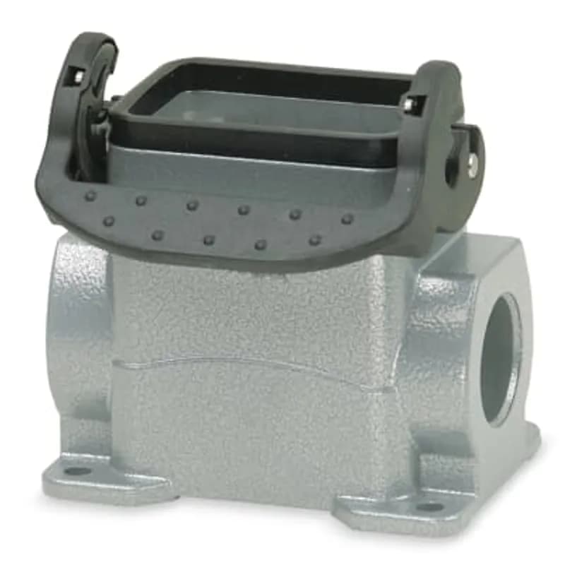 Single lever locking base, 16 contacts with ground connection, NPT entry - 2 Inch x 3/4 Inch