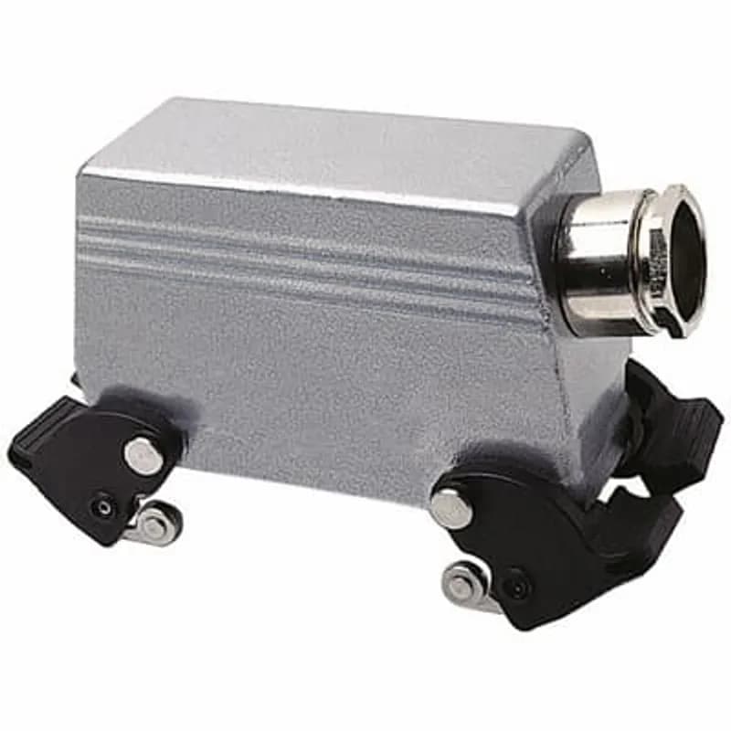 ABB - Installation Products LH316EHMV - Reverse locking lever hoods (double), top entry, 16 contacts with ground connection, NPT entry - 1 Inch x 1 Inch
