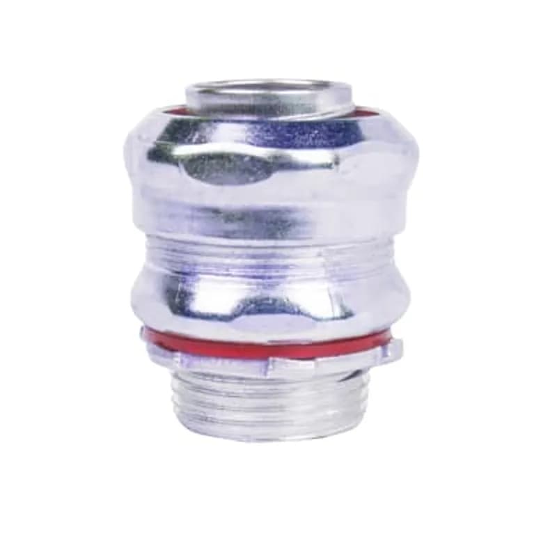 Liquidtight Conduit Fitting, Straight, Trade Size 2 Inch, Steel