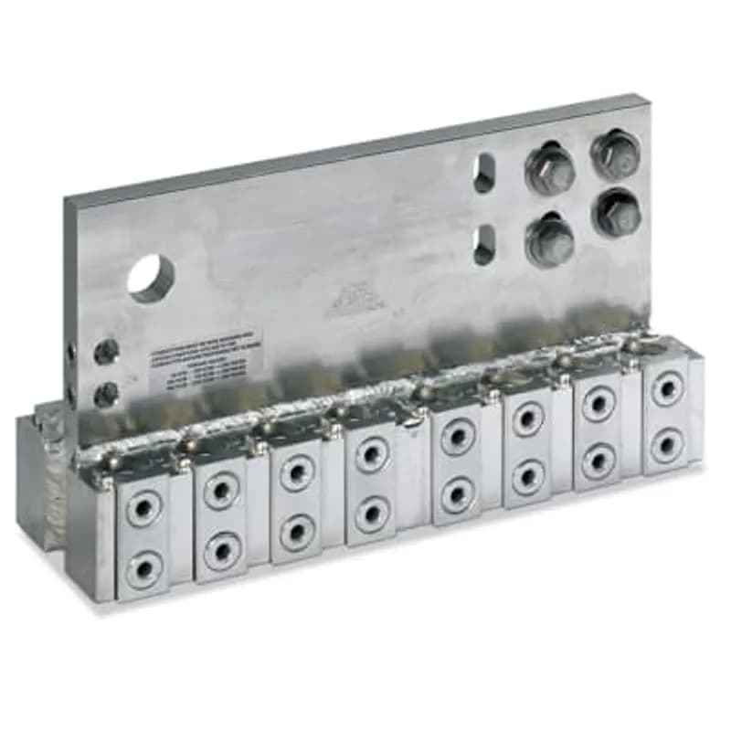 ABB - Installation Products ABK 881-7024 - Aluminum Lay-In Transformer Spade Connectors - ABK 7024 series, back to back, conductor range 1/0-1000, outlets 16