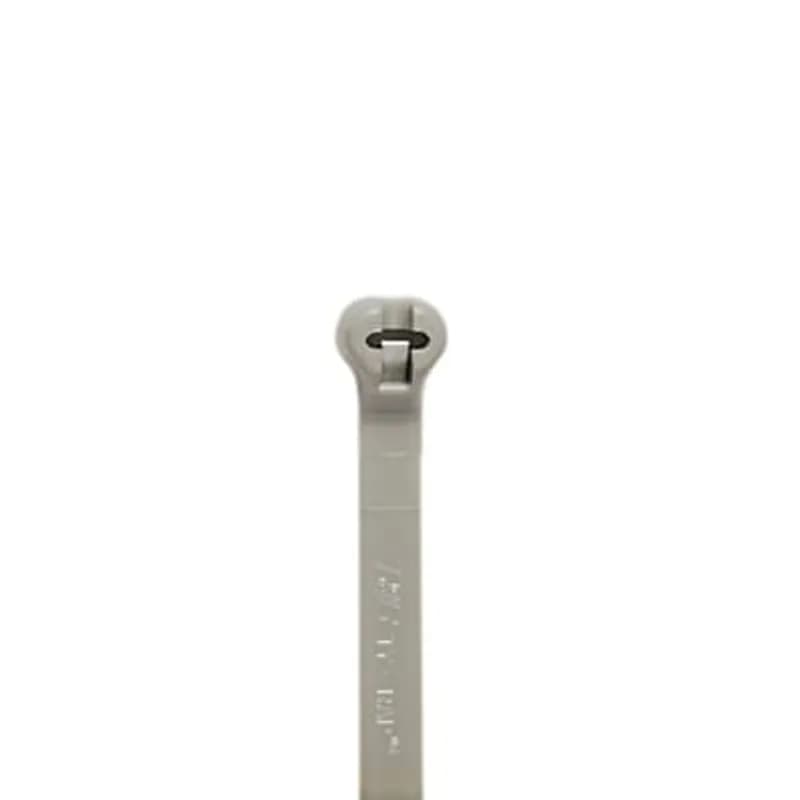 Cable Tie, Gray Polyamide (Nylon 6.6) for Temperatures up to 85 Degrees Celsius (185 F) for Indoor Applications, UL/EN/CSA62275 Type 2/21S Rated for AH-2 Plenum or as a Flexible Cable and Conduit Support, Length of 360.5mm (14.2 Inches), Width of 4.82mm (0.19 Inches), Thickness of 1.4mm (0.05 Inches), Tensile Strength Rating of 222 Newtons (50 Pounds), Special Packs x100