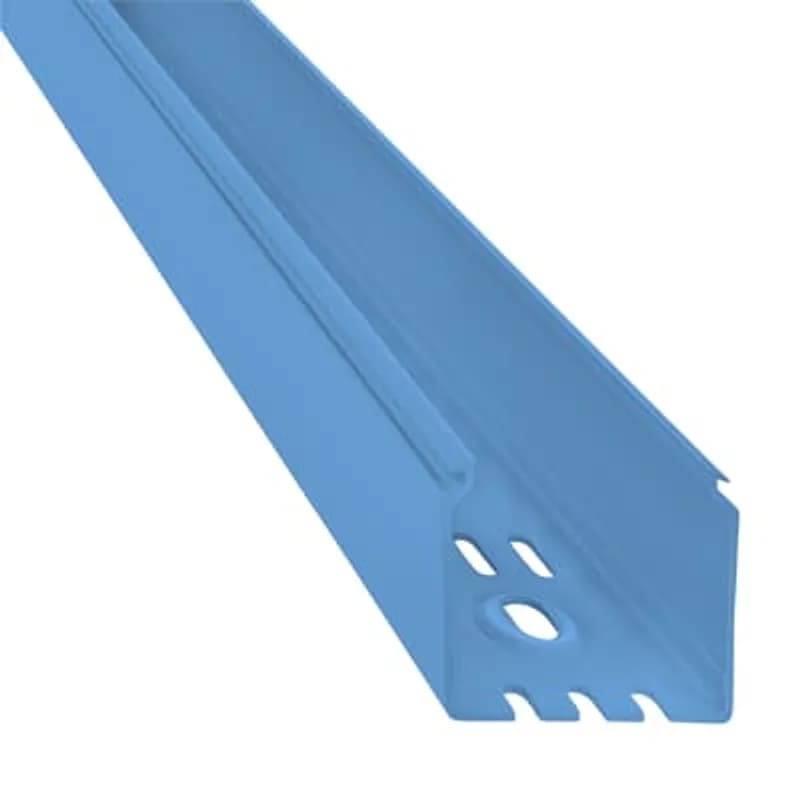 Wiring Duct Solid Wall, 2 Inches x 2 Inches, Intrinsic Blue PVC