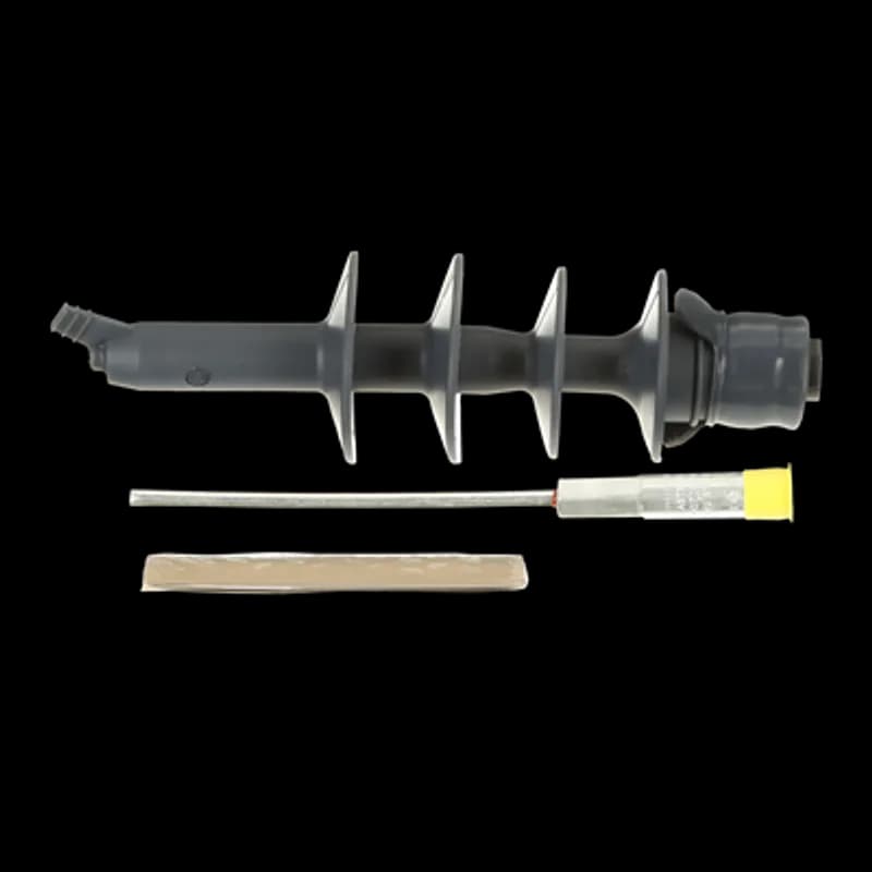 ABB - Installation Products PCT11240-4 - 15kV, Single Piece Terminator (Class 1), includes Aluminum Rod Contact for Aluminum Conductors only, Power Cable Termination, Conductor Size - 1/0 Stranded/Compressed or 2/0 Compact/Solid, Use for Insulation Diameter Range from .640 to 1.070 inches.