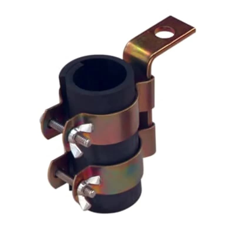 ABB - Installation Products JB-3 - Cable Support Brackets, Double Clamp, 1.45 inch-1.95 inch (37-50 mm), Stainless Steel.