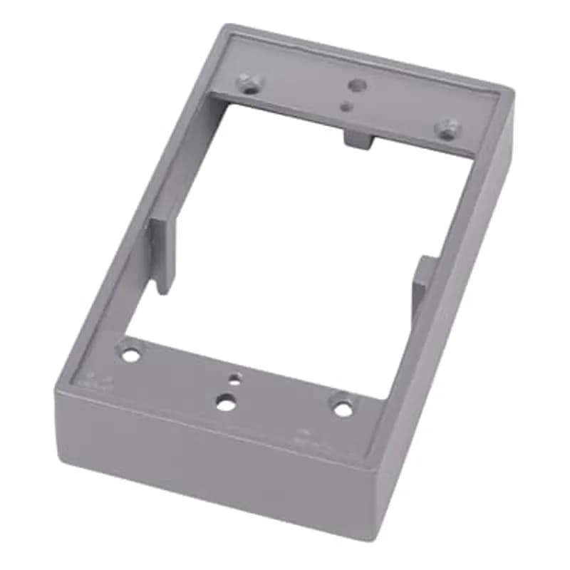 ABB - Installation Products IHEV - Single Gang Universal Box Extension Adapter, Depth 1 Inch, 0 Outlets, with Gasket and Screws
