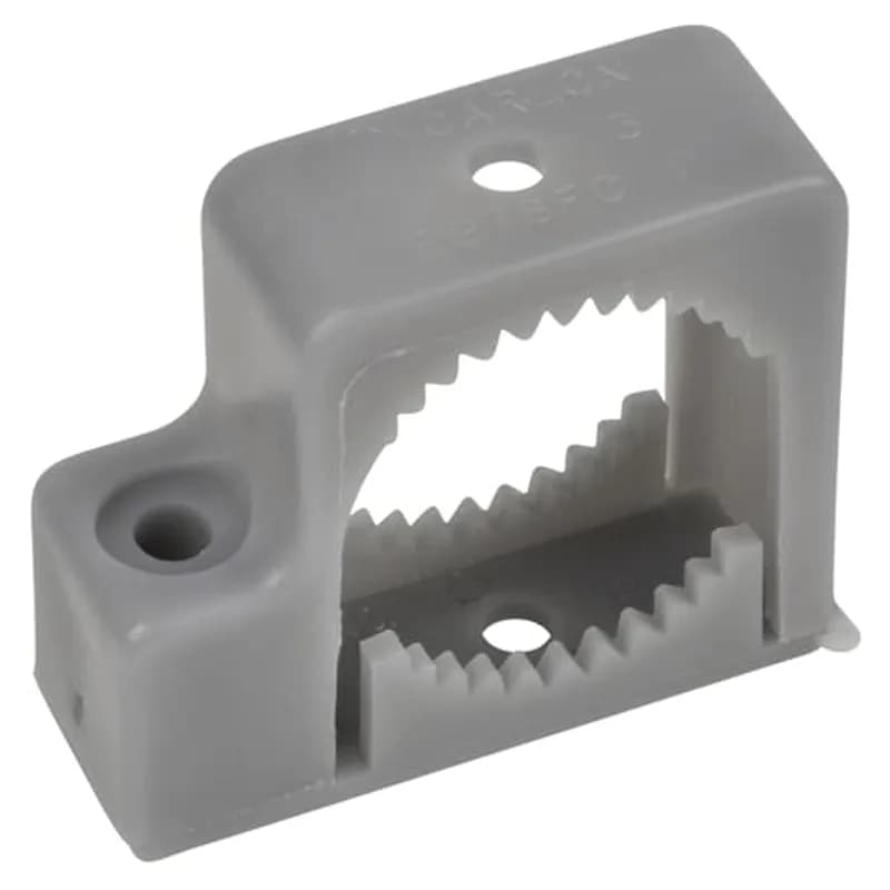 Conduit Support Strap, Size 3/4 Inch, Length 1.92 Inches, Width 0.75 Inches, Height 1.57 Inches, Material Polypropylene, Color Gray