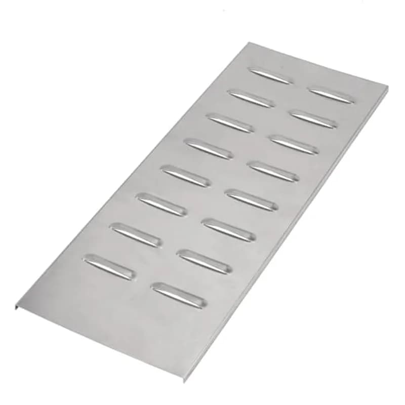 ABB - Installation Products SHW3612VFCRT24 - Hot-dipped galvanized steel 36 inches side rail height 12 inches width ventilated flanged cover horizontal reduce tee 24 inches radius