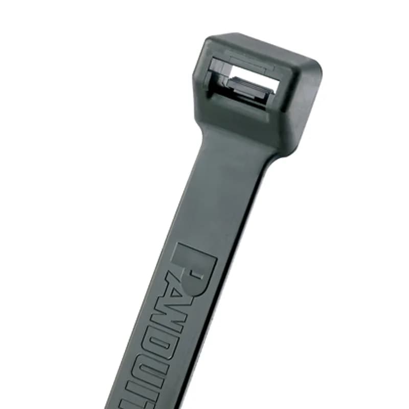 Panduit PLT5EH-NB-C0 Lashing Cable Ties are ideal for heavy duty applications. Extra-Heavy cross section, 19.8 (503mm) length. For Indoor or outdoor use, made of Weather Resistant Nylon 6.6 with high resistance to ultraviolet light, are black in color and come in packages of 100.