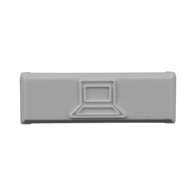Icon with data image, snaps in to jack modules and select faceplates. Package includes 100 white icons (5 runners with 20 icons each)