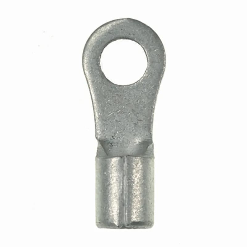 Ring Terminal 16-12 AWG, #10 stud size, heavy duty, non-insulated, standard package.