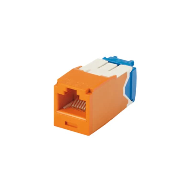 The Mini-Com Cat 6A UTP RJ45 TG Jack Module is designed to terminate 4-pair, 22-26 AWG twisted pair cable. Each module is 100% factory tested to exceed industry standard performance requirements. TG style termination eliminates the need for a termination tool. Each jack is individually serialized for traceability and is compatible with Mini-Com Modular Patch Panels and Faceplates.