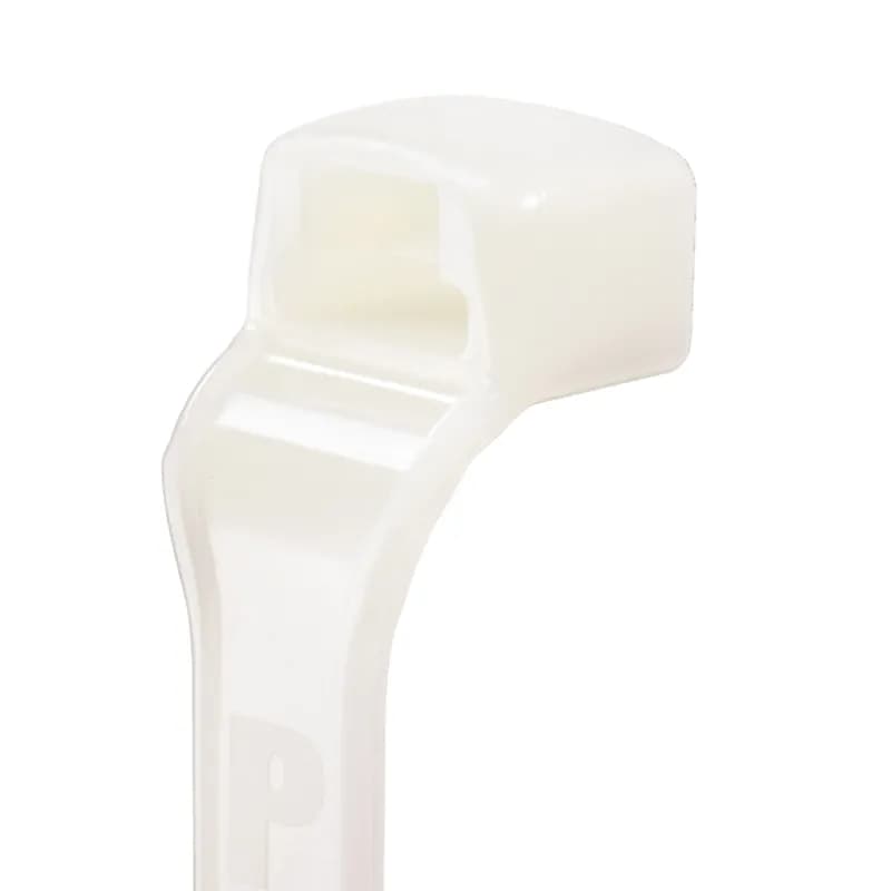 Panduit Contour-Ty Cable Ties are designed to provide consistent strength in high-vibration environments. Plus, with a low-profile head and parallel entry design, the tip enters easy and stays snug and snag-free. And with Nylon 6.6 material, it's ideal for indoor applications. Light-heavy cross section, 14.6in, Tensile Strength: 534, Natural, 250pc.