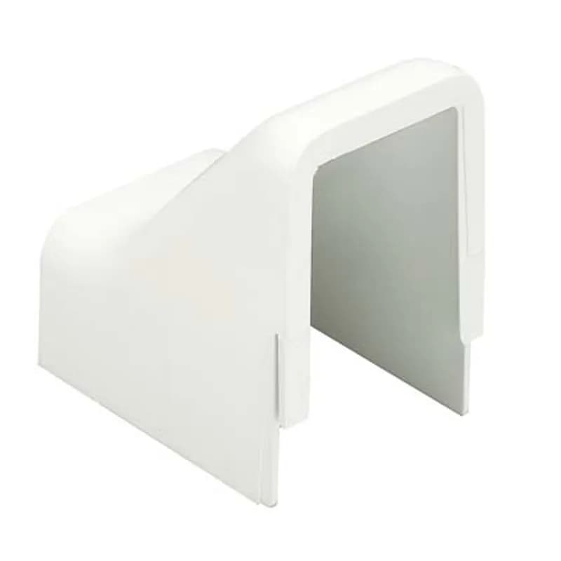 The drop ceiling/entrance end fitting allows for running cable directly from the ceiling. It is designed to be used with the LD10 Surface raceway. It meets TIA/EIA, used in applications up to 50 V. It features a snap-on installation, is made of ABS plastic, and is White.