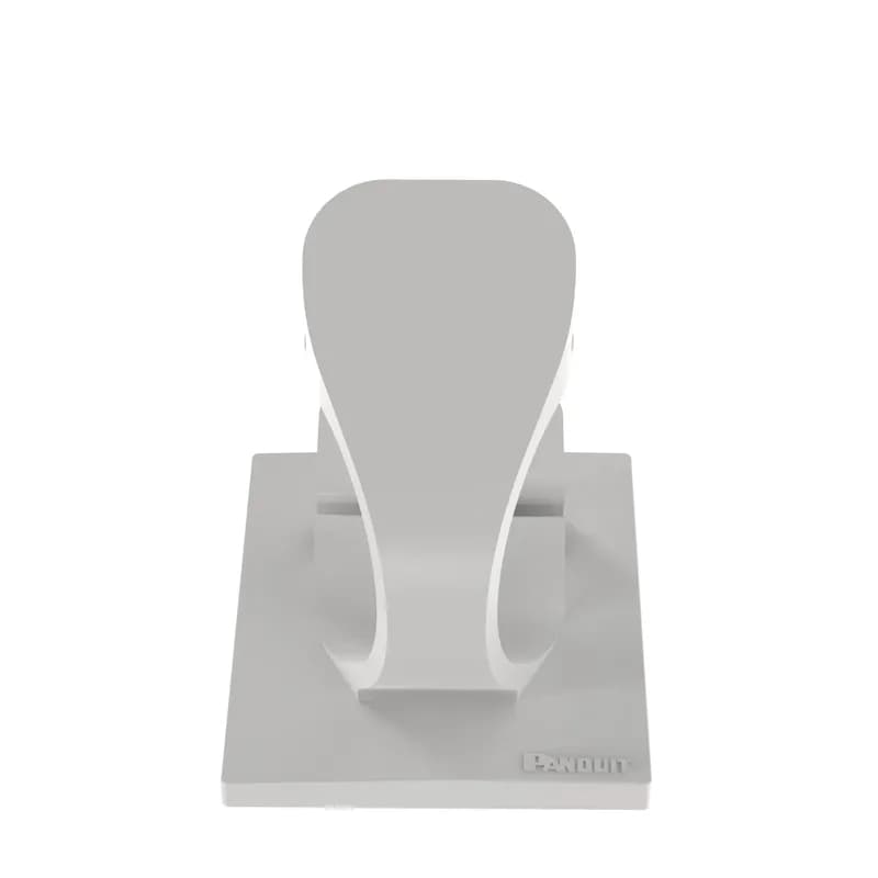 Panduit LWC50-A-T Latching Wire Clips with rubber adhesive backing, route and secure cords and cables. The convenient releasable latch allows you to reconfigure and reuse multiple times. The rubber-based adhesive provides a strong and reliable bond and the large mounting base allows for high bond strength. For use in indoor environments and with bundles of no more than 0.50 (12.7mm) in diameter. Made of Nylon 6.6, are natural in color and come in packages of 25.