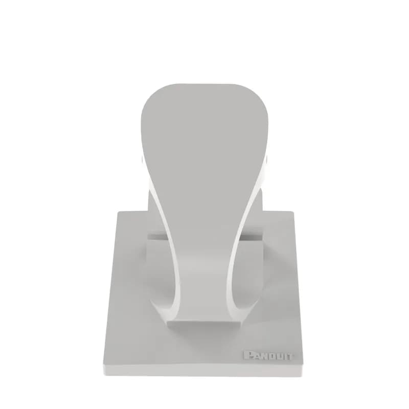 Panduit LWC50-A-L Latching Wire Clips with rubber adhesive backing, route and secure cords and cables. The convenient releasable latch allows you to reconfigure and reuse multiple times. The rubber-based adhesive provides a strong and reliable bond and the large mounting base allows for high bond strength. For use in indoor environments and with bundles of no more than 0.50 (12.7mm) in diameter. Made of Nylon 6.6, are natural in color and come in packages of 50.