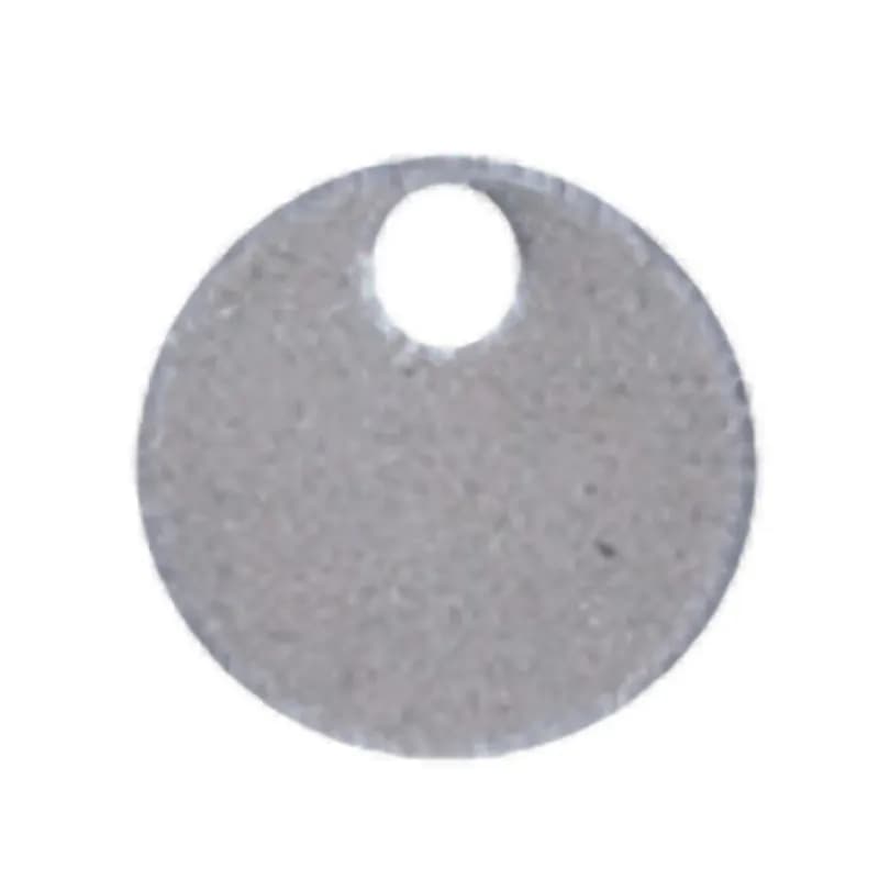 Marker tag, 1.50" circular, 304 Stainless Steel.