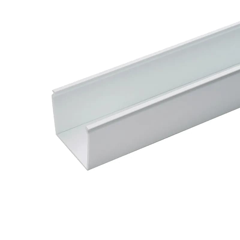 The FS2X3WH6NM Panduct Lead-Free PVC Solid Wall Wiring Duct design fully encloses cables providing maximum protection and aesthetics. UL 94 flame class of V-0 with a UL recognized continuous-use temperature up to 122 F (50 C). No mounting holes provided. Lead-free PVC. 2" x 3" (50.8 mm x 76.2 mm) and 6' (1.83 m) long. Cover sold separately. Color White.