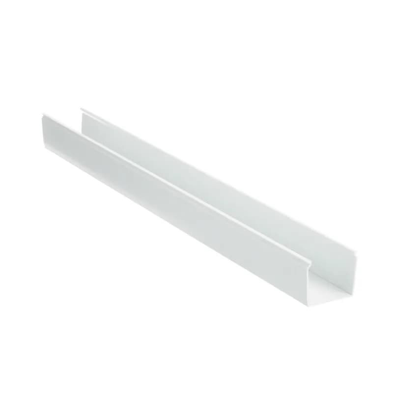 The FS4X3WH6NM Panduct Lead-Free PVC Solid Wall Wiring Duct design fully encloses cables providing maximum protection and aesthetics. UL 94 flame class of V-0 with a UL recognized continuous-use temperature up to 122 F (50 C). No mounting holes provided. Lead-free PVC. 4" x 3" (101.6 mm x 76.2 mm) and 6' (1.83 m) long. Cover sold separately. Color White.