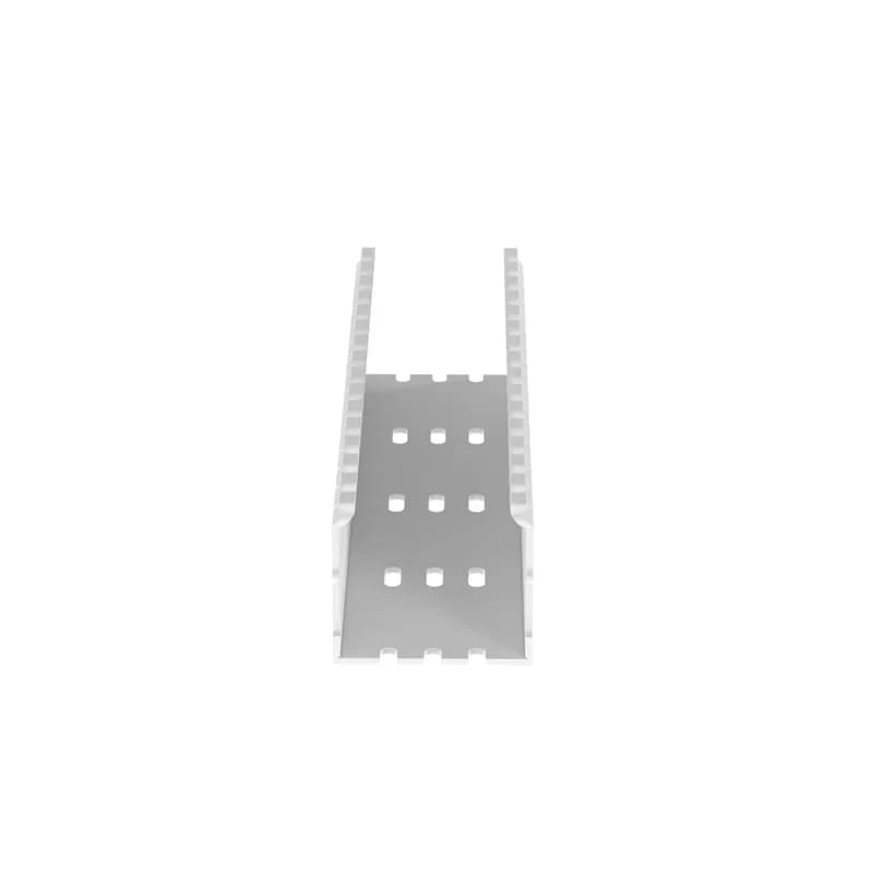 The F2X2WH6 Panduct Lead-Free PVC Narrow Slot Wiring Duct features a narrow slot/finger design that closely matches the spacing of high-density components. Upper and lower scorelines allow for easy finger/sidewall section removal. UL 94 flame class of V-0 with a UL recognized continuous-use temperature up to 122 F (50 C). Mounting holes provided. Lead-free PVC. 2" x 2" (50.8mm x 50.8 mm) and 6' (1.83 m) long. Cover sold separately. Color White.