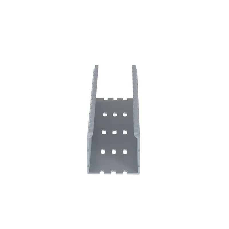 The F2X2LG6 Panduct Lead-Free PVC Narrow Slot Wiring Duct features a narrow slot/finger design that closely matches the spacing of high-density components. Upper and lower scorelines allow for easy finger/sidewall section removal. UL 94 flame class of V-0 with a UL recognized continuous-use temperature up to 122 F (50 C). Mounting holes provided. Lead-free PVC. 2" x 2" (50.8 mm x 50.8 mm) and 6' (1.83 m) long. Cover sold separately. Color Light Gray.