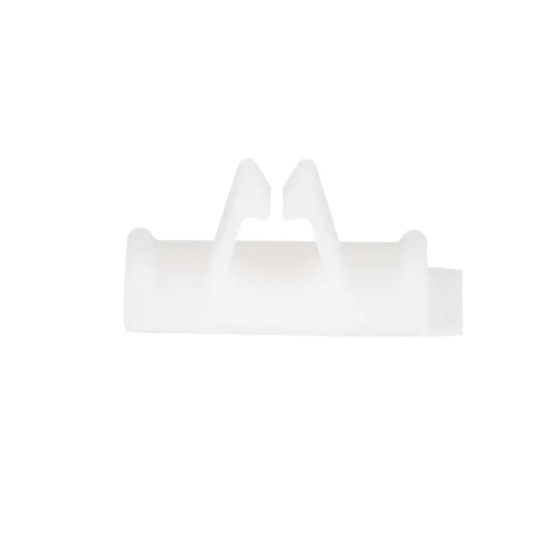 Panduit VCC25-A-M Rubber Adhesive Backed Vertical Cord Clips are designed to hold cords, cable or wire bundles neatly and securely. For use in indoor environments and with bundles up to 0.25 (6.4mm) in diameter. Made of Nylon 6.6, are natural in color and come in packages of 1000.
