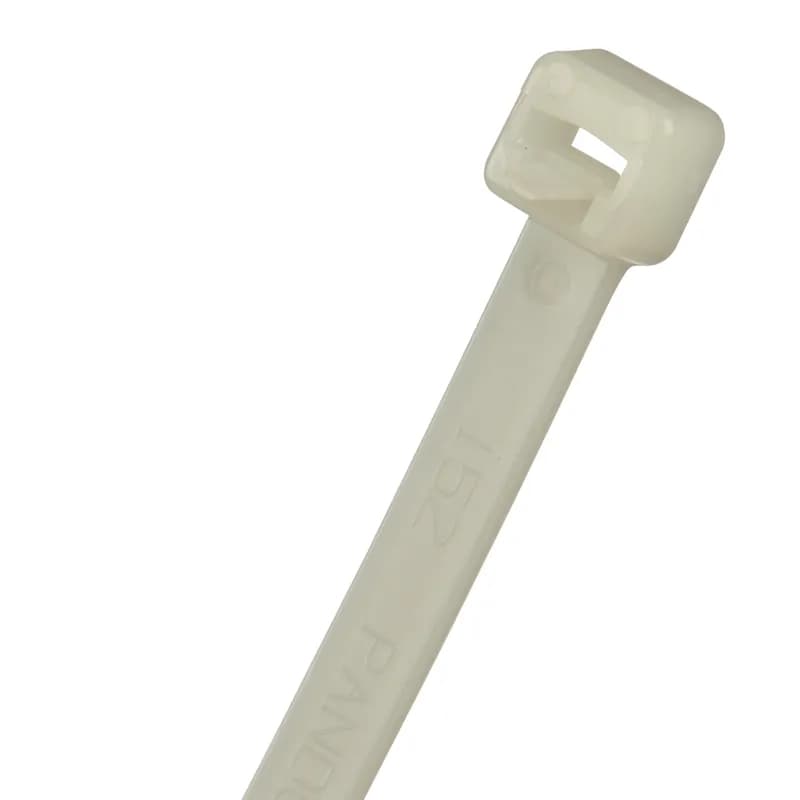 PRT2H-TL releasable cable ties feature a quick-release tab that facilitates easy bundle release and/or re-fastening when changes are anticipated during development, servicing, or production. Heavy cross section, 8.4" (213mm) long. For indoor use, they are made of natural Nylon 6.6 and come in packages of 250.