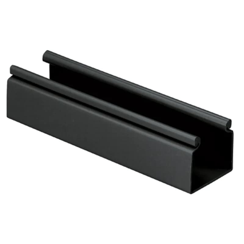 Used to carry the cables horizontally throughout the system. Accepts hinged cover HC2BL6. Use QuikLock Coupler FBC2X2BL to attach channel and/or fittings. Base and covers sold separately.