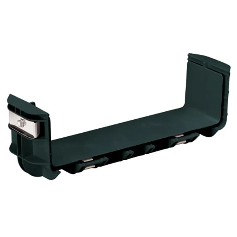 Pre-assembled coupler quickly joins two sections of channel and/or fittings. Mechanically attaches without tightening bolts. Bolts release using 3/8" nut driver to allow coupler to be removed if necessary, Black, 10 pc.