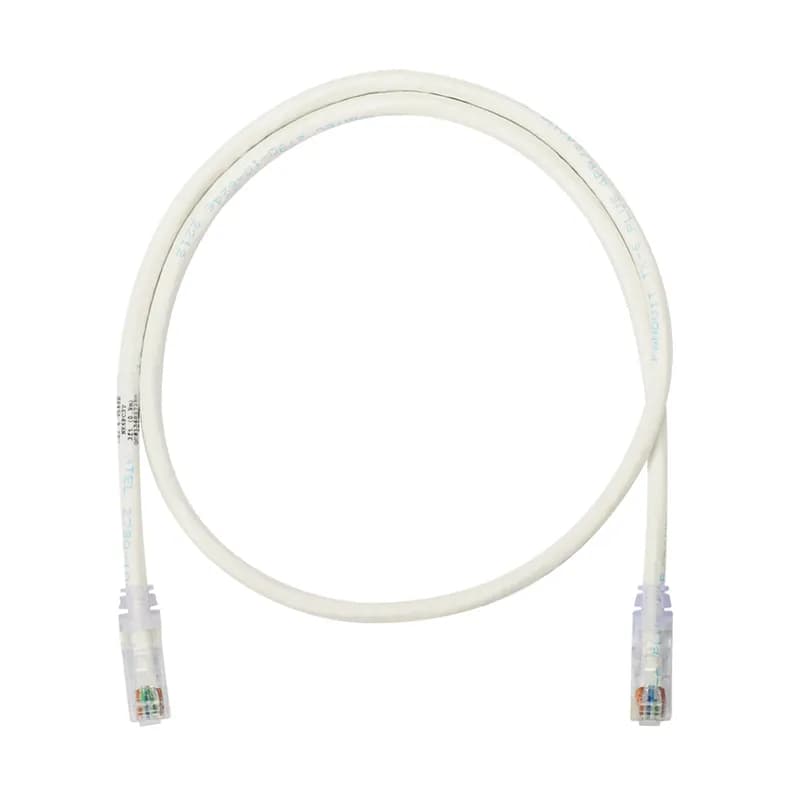 Panduit NK6APC5MGY - Netkey copper patch cord, category 6A, CM/LSZH, 5 meters., gray UTP cable.