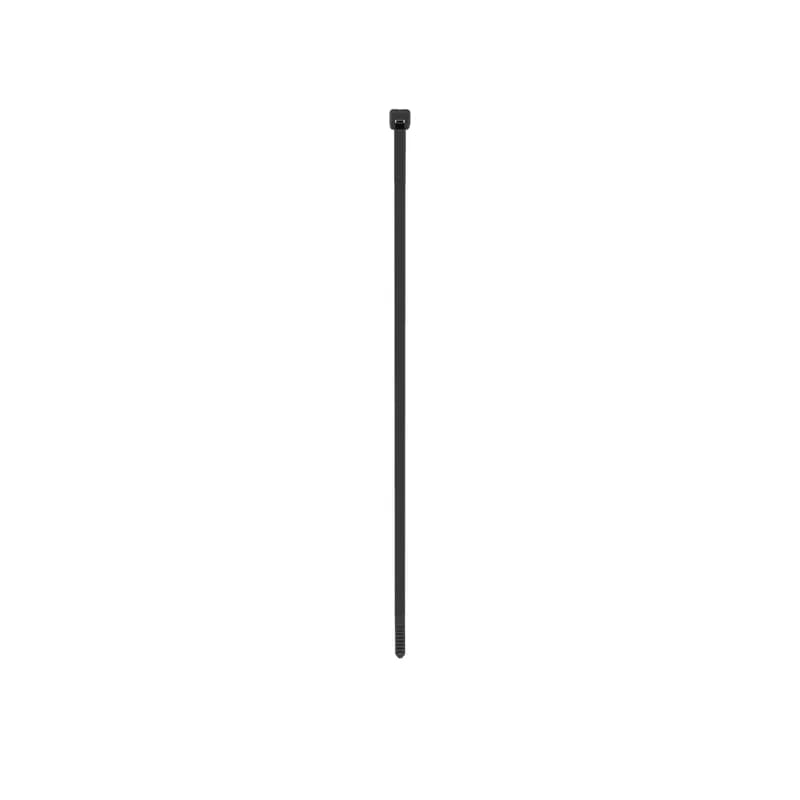 Panduit PLT4I-C0 - Panduit PLT4I-C0 Locking Cable Ties are designed to satisfy the needs of weather resistant applications, while delivering consistent performance and reliability. Featuring a curved tip to allow for easy pick up from flat surfaces and faster initial threading. Intermediate cross section, 14.5" (368mm) length. Made of Weather Resistant Nylon 6.6 with high resistance to ultraviolet light, are black in color and come in packages of 100.